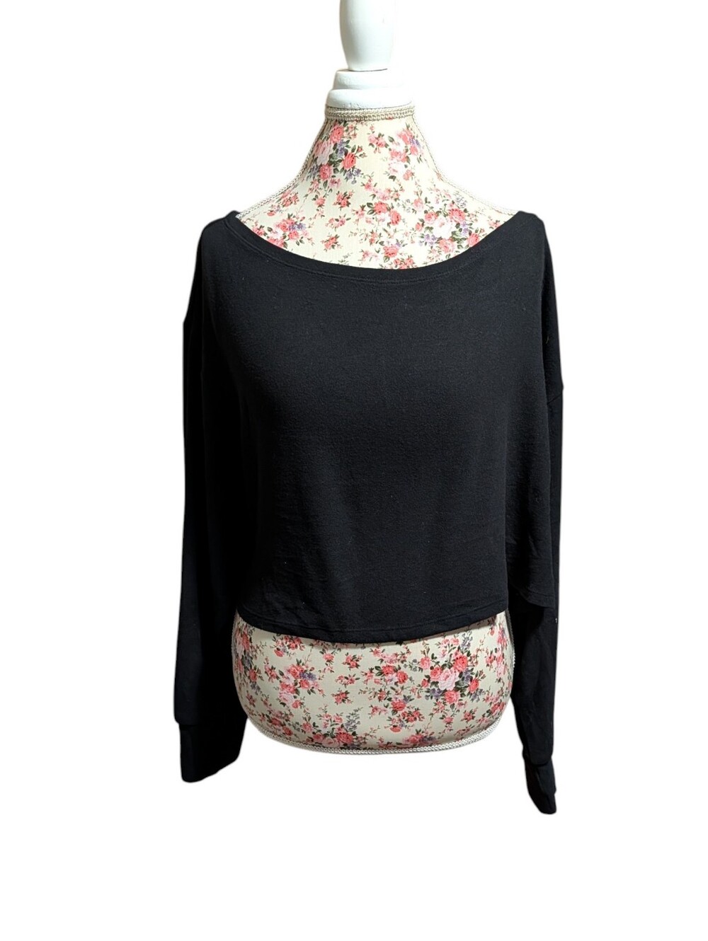 Crane Cropped Yoga Top